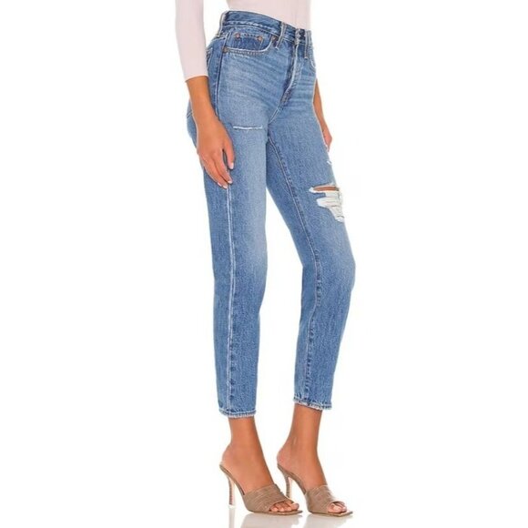 NWT‎ Levi's Wedgie Icon Jean in Athens Asleep Size 25 - Picture 2 of 10